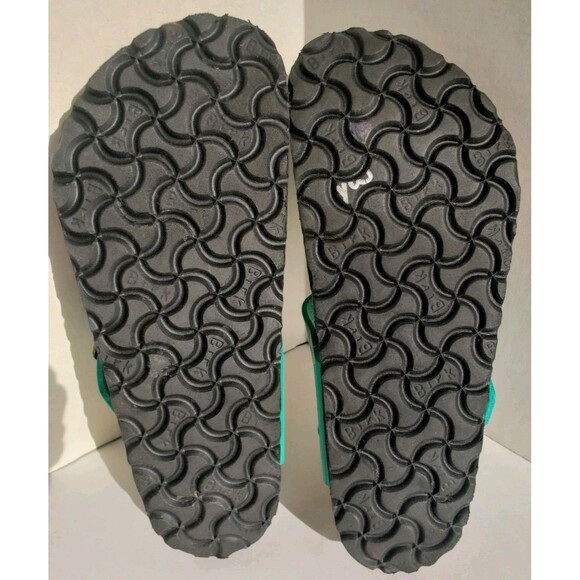 Birkenstock Gizeh Regular Fit Birko Flor Teal Jade Women US 5 (EU 36) Birko Flor - Picture 7 of 12